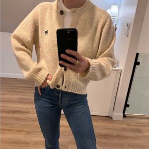 Iconic Warm & Wonderful wool cardigan in perfect condition